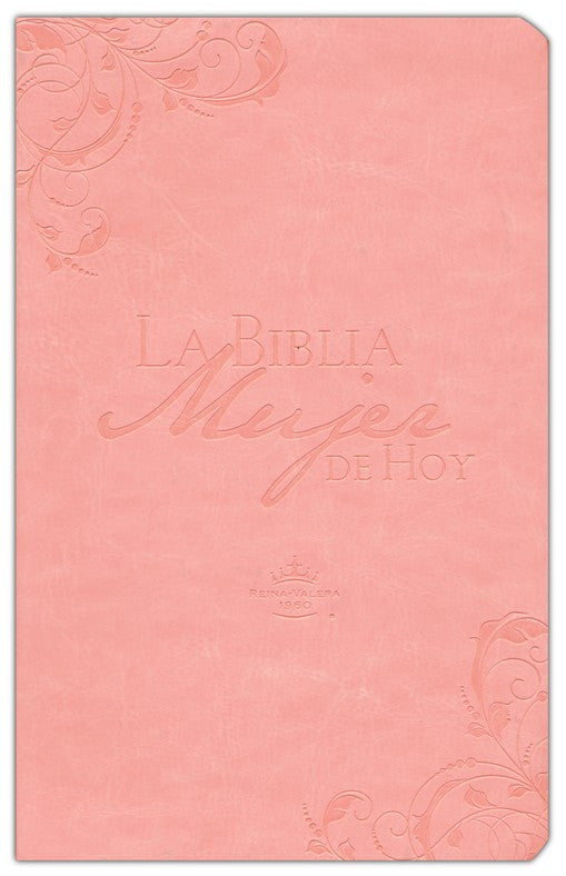 Biblia Mujer de Hoy RVR 1960, i/piel rosa