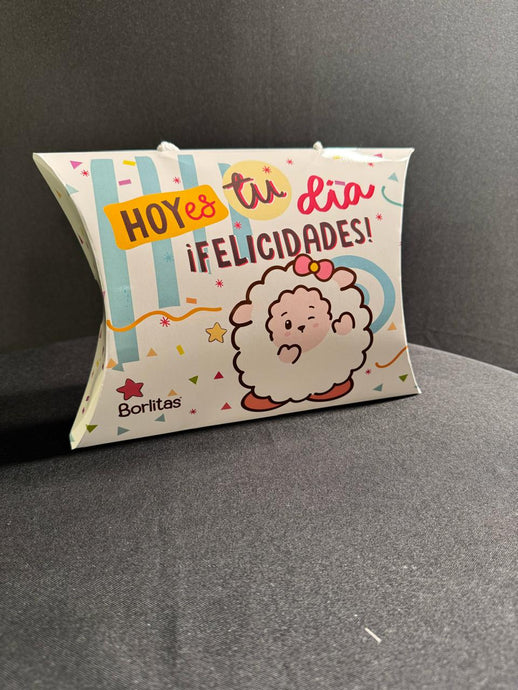 Caja Sobre pequeña para regalo - Borlitas Hoy es tu día