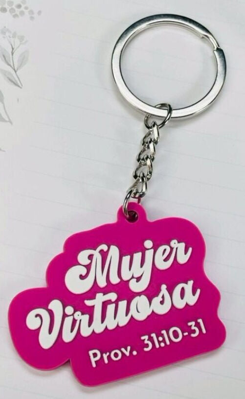 Cargue la imagen en el visor de la galería, Llavero Mujer virtuosa
