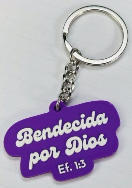 Cargue la imagen en el visor de la galería, Llavero Bendecida por Dios
