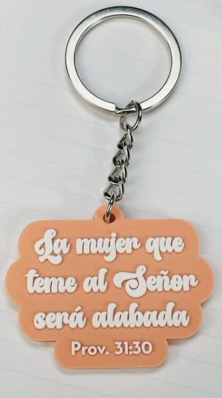 Cargue la imagen en el visor de la galería, Llavero La mujer que teme al Señor
