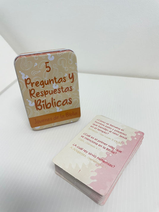 Preguntas y respuestas bíblicas- Caja metálica 5: Jóvenes de la Biblia