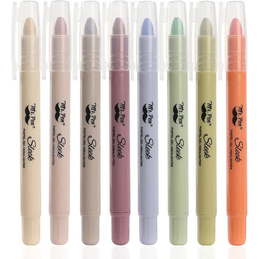 Paquete de 8 marcadores de gel para biblia Mr. Pen