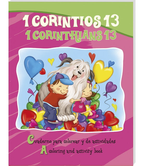 1 de Corintios 13 Bilingüe- Cuaderno para colorear y de actividades