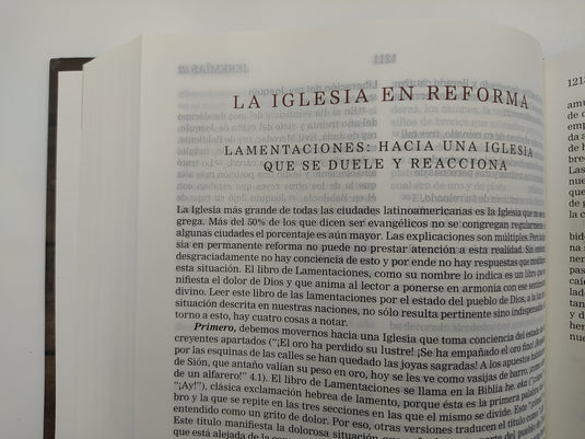 Biblia NVI de estudio Nueva Reforma