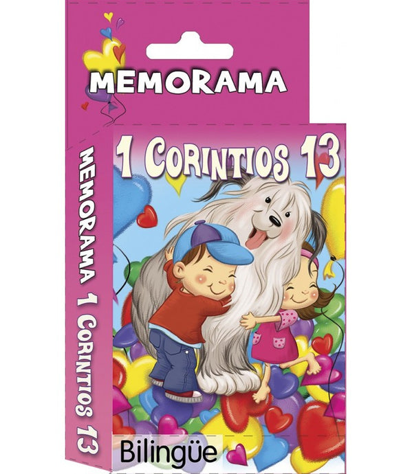 Juego de memoria 1 de Corintios 13 (Bilingüe)