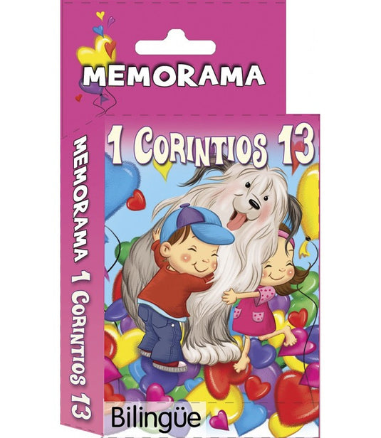 Juego de memoria 1 de Corintios 13 (Bilingüe)