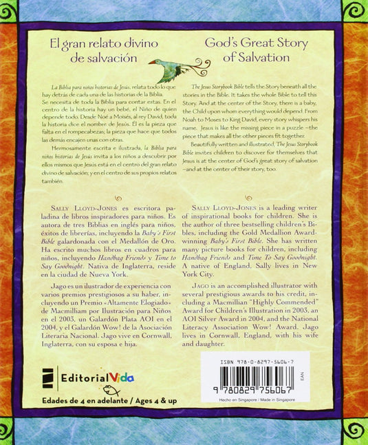Biblia para niños, Historias de Jesús (Bilingüe)/ Jesus Storybook Bible (Bilingual)