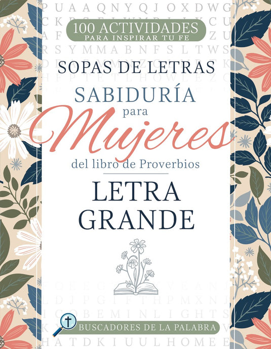Sopas de letras Sabiduría para Mujeres del Libro de Proverbios: Letra grande