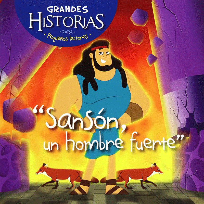 Cargue la imagen en el visor de la galería, Sansón, un hombre fuerte (Mini libro) Grandes historias para pequeños lectores
