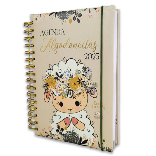 Agenda espiral Algodoncitas 2025