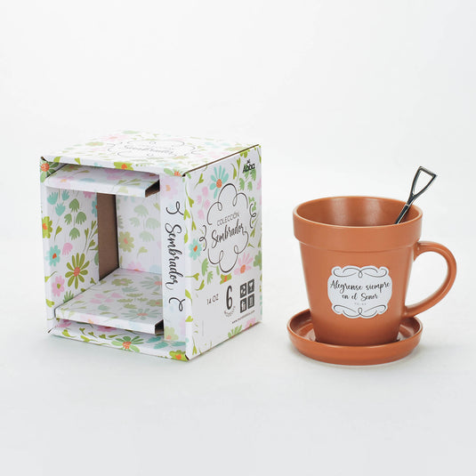 Taza colección sembrador Alégrense siempre
