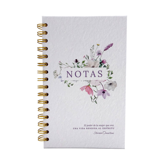 Libreta El poder de la mujer que ora: Una vida rendida al Espíritu