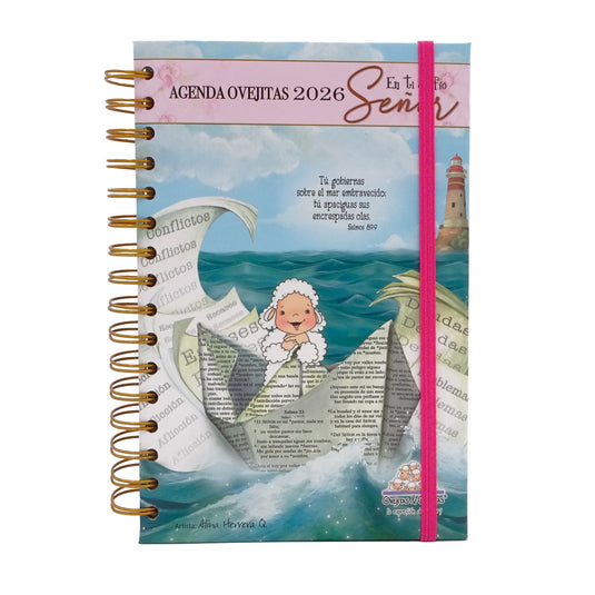 Agenda Ovejitas 2026 color rosado