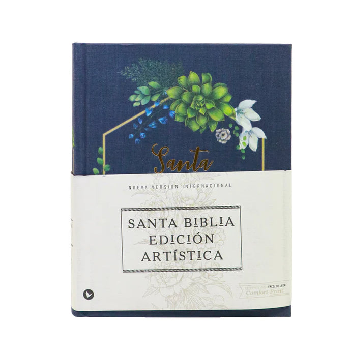 Santa Biblia NVI, Revisión 2022, Edición Artística, Tapa Dura/Tela, Arte con bordes dorados