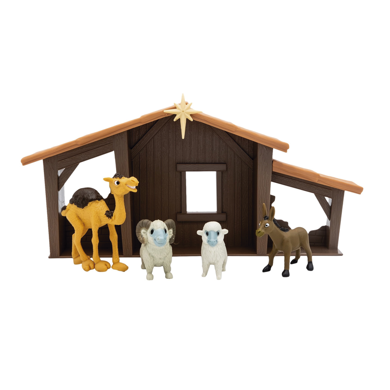 Cargue la imagen en el visor de la galería, Juguete Pesebre de la Historia de Navidad | Playset Cristiano
