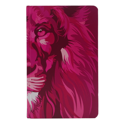 Biblia León de Judá RVR 1960, Letra Grande, Tamaño Manual, Tapa dura fucsia