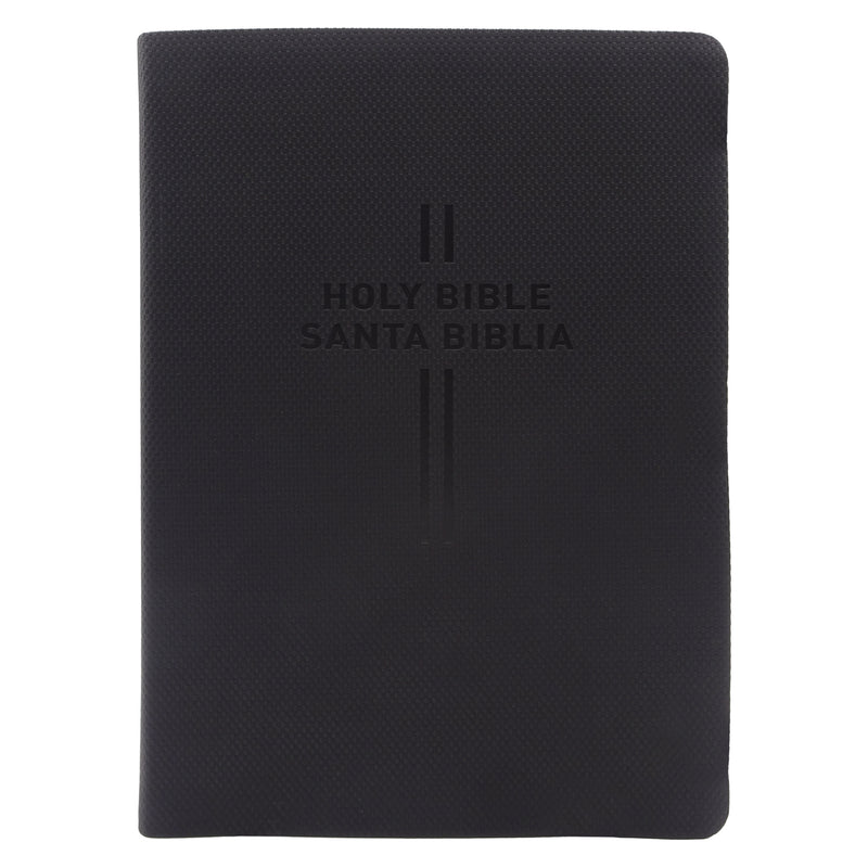 Cargue la imagen en el visor de la galería, Bilingual Bible / Biblia bilingüe NLT/NTV, imitación piel negro
