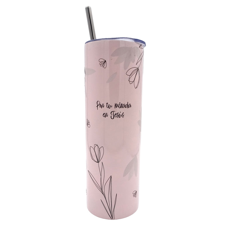 Cargue la imagen en el visor de la galería, Vaso térmico Pon tu mirada en Jesús
