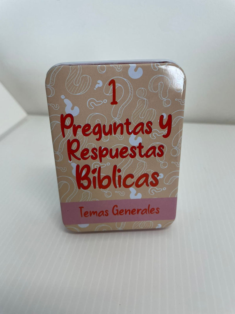 Cargue la imagen en el visor de la galería, Preguntas y respuestas bíblicas- Caja metálica 1: Temas Generales
