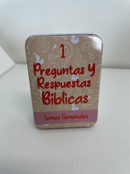 Preguntas y respuestas bíblicas- Caja metálica 1: Temas Generales