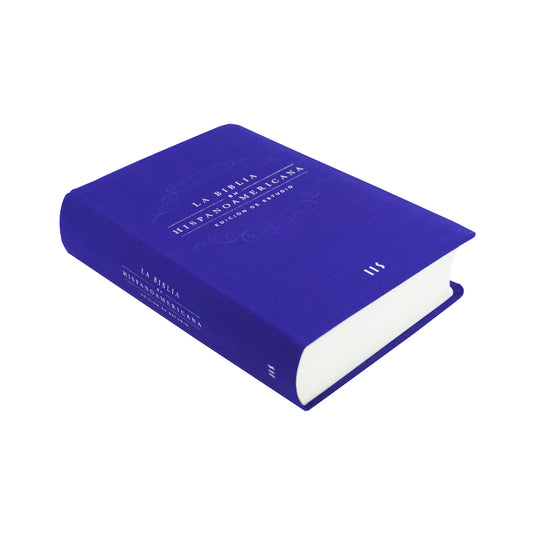 Biblia Hispanoamericana Edición de Estudio (color azul)