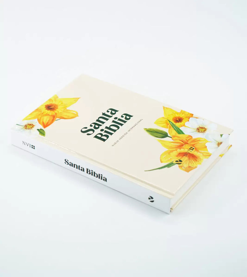 Cargue la imagen en el visor de la galería, Biblia NVI, Tapa dura flores amarillas
