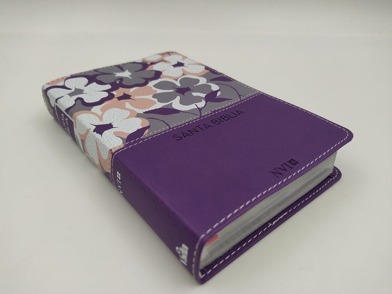 Cargue la imagen en el visor de la galería, Santa Biblia NVI, Ultrafina Compacta, i/piel Flores
