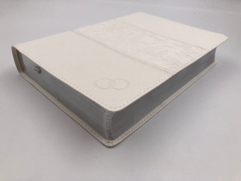 Cargue la imagen en el visor de la galería, Biblia devocional Los Lenguajes del amor RVR 1960, imitación piel blanco

