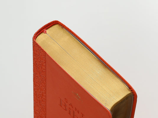 Biblia RVR 1960, Letra Gigante, imitación piel coral