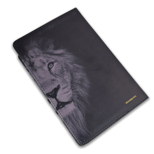 Biblia RVR 1960, Tamaño manual, Letra Grande, Tapa flex León