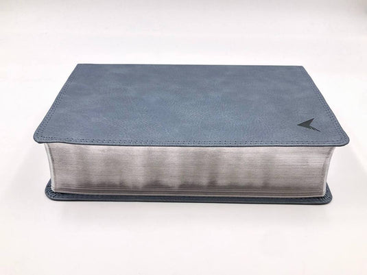 Biblia de Estudio NBLA, Interior a dos colores, Leathersoft, Gris, Comfort Print