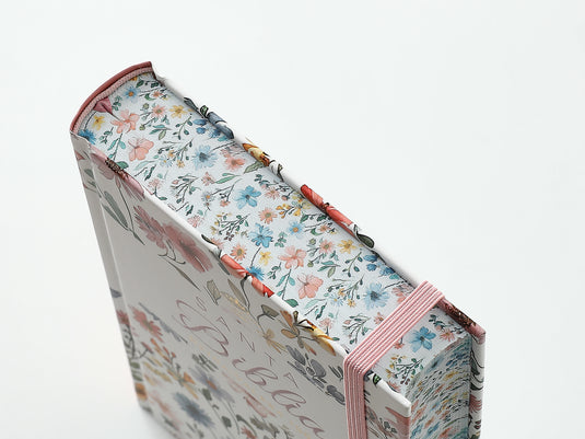 Biblia RVR 1960, Tamaño Manual, Letra Grande, tapa dura con elástico Primavera