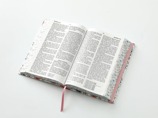 Biblia RVR 1960, Tamaño Manual, Letra Grande, tapa dura con elástico Primavera