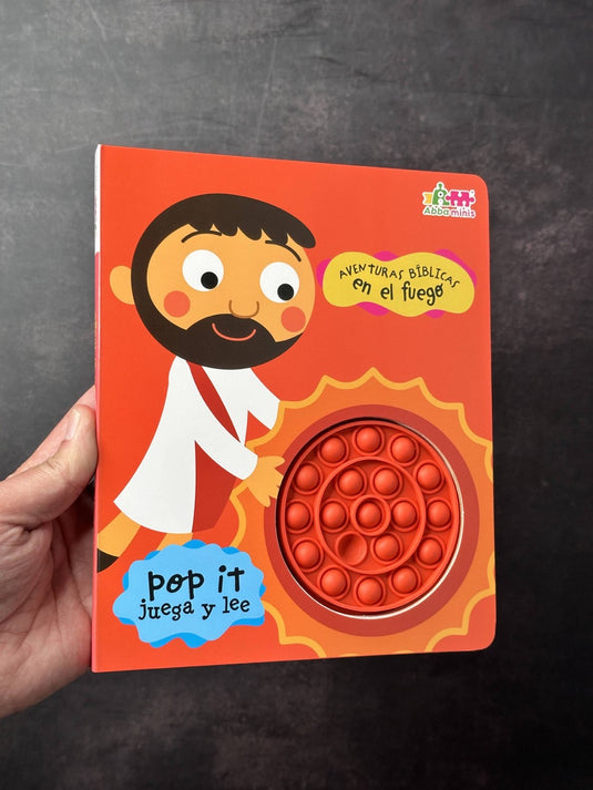 Aventuras bíblicas en el fuego. Libro POP-IT (Colección Lee y Juega)