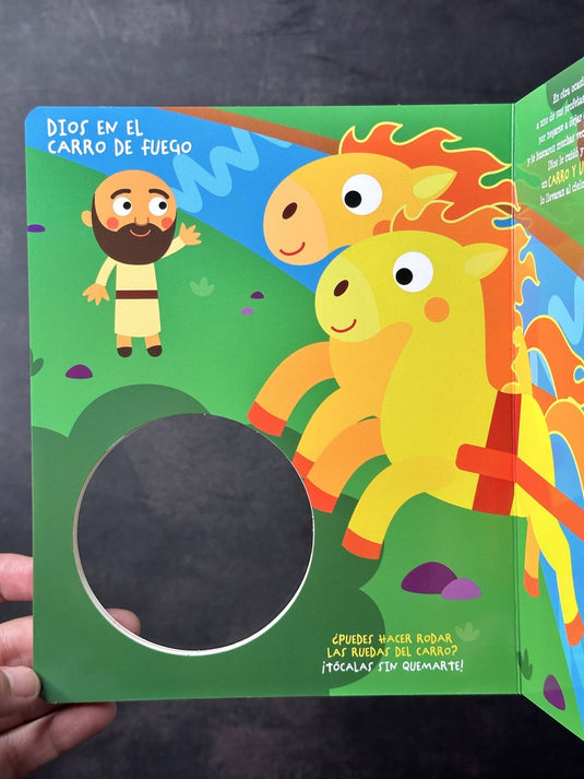 Aventuras bíblicas en el fuego. Libro POP-IT (Colección Lee y Juega)