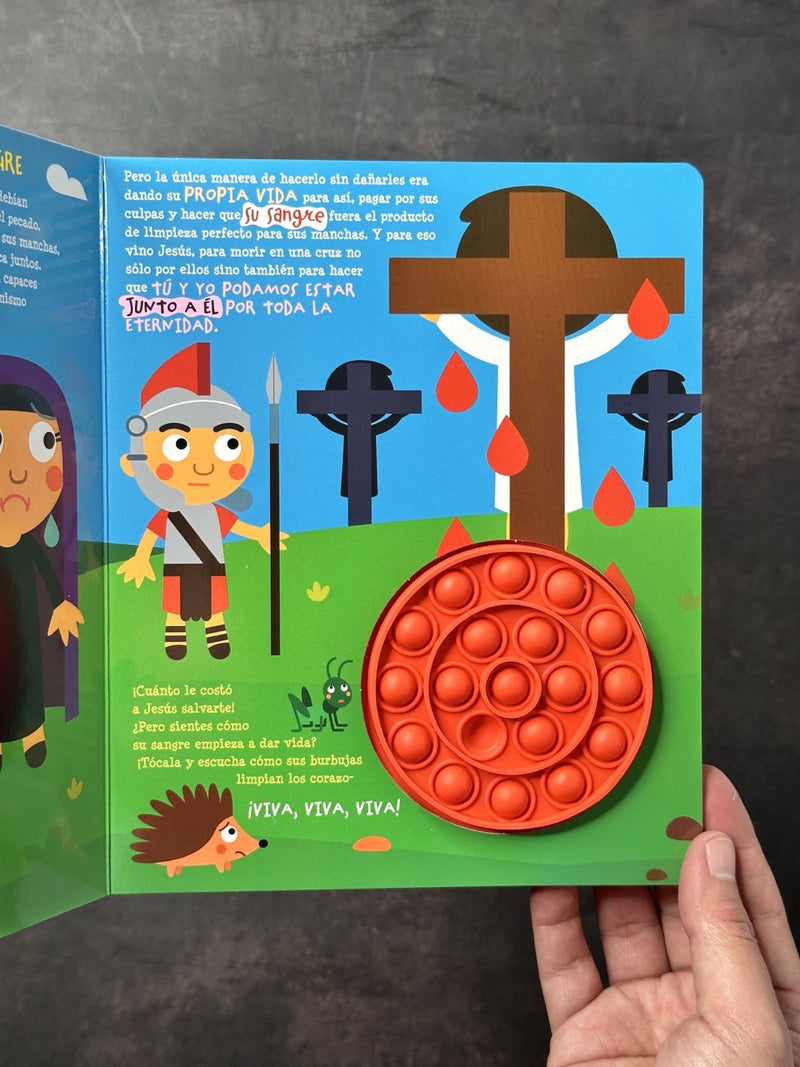Cargue la imagen en el visor de la galería, Aventuras bíblicas en el fuego. Libro POP-IT (Colección Lee y Juega)
