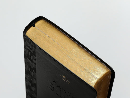 Biblia RVR 1960, Tamaño manual, Letra Gigante, imitación piel negro