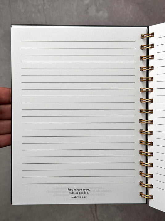 Libreta de resortes- Grande es su fidelidad