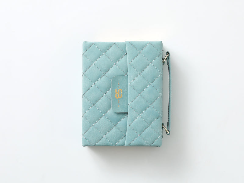 Cargue la imagen en el visor de la galería, Biblia cartera RV1960 con broche magnético, imitación piel turquesa
