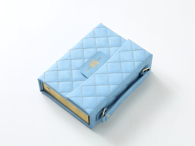 Cargue la imagen en el visor de la galería, Biblia cartera RV1960 con broche magnético, imitación piel celeste
