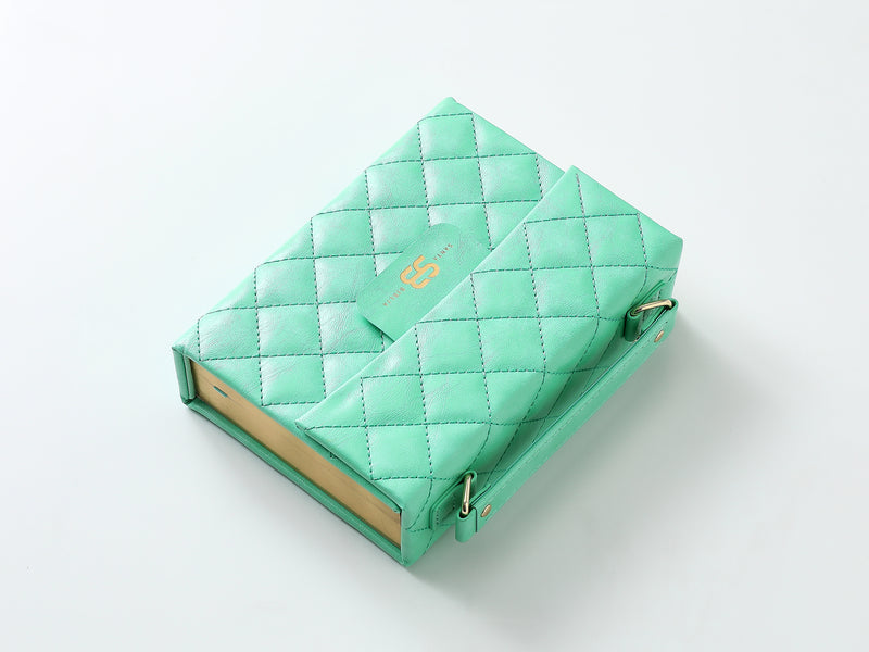 Cargue la imagen en el visor de la galería, Biblia cartera RV1960 con broche magnético, imitación piel verde menta
