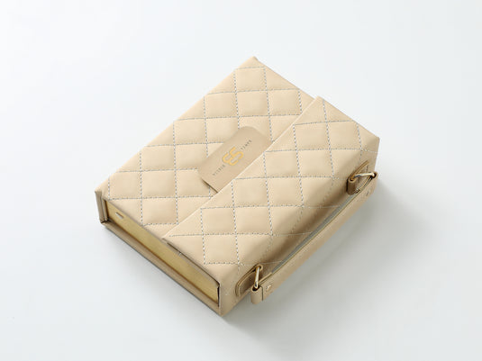 Biblia cartera RV1960 con broche magnético, imitación piel beige