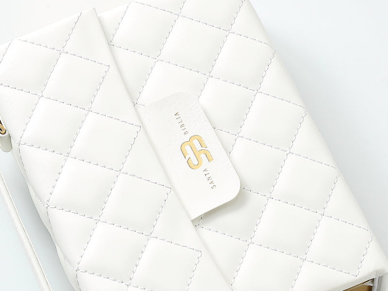 Cargue la imagen en el visor de la galería, Biblia cartera RV1960 con broche magnético, imitación piel blanca
