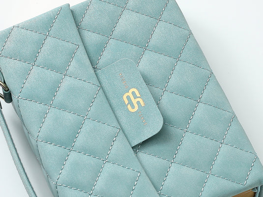 Biblia cartera RV1960 con broche magnético, imitación piel turquesa