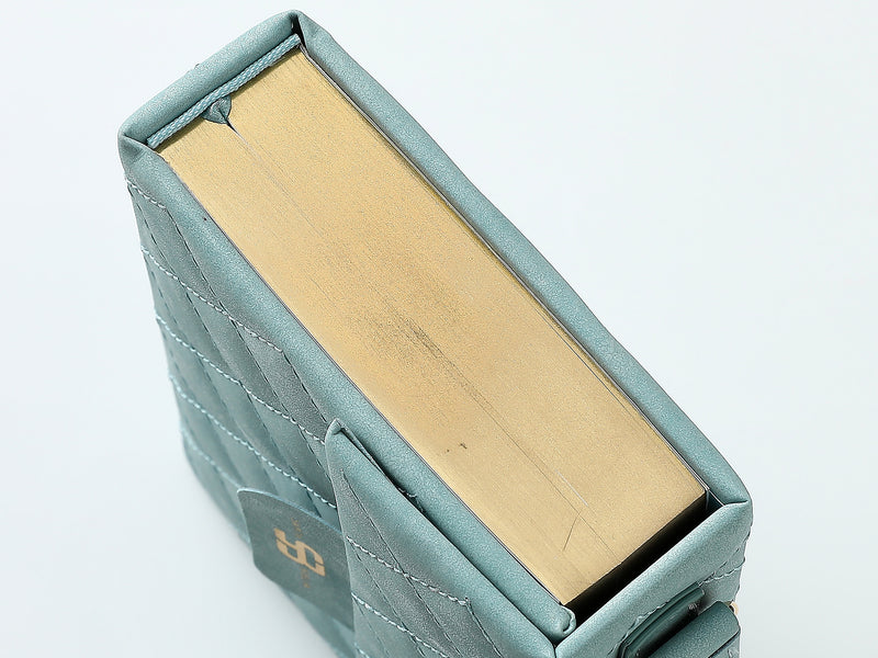 Cargue la imagen en el visor de la galería, Biblia cartera RV1960 con broche magnético, imitación piel turquesa
