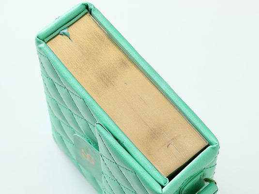 Biblia cartera RV1960 con broche magnético, imitación piel verde menta