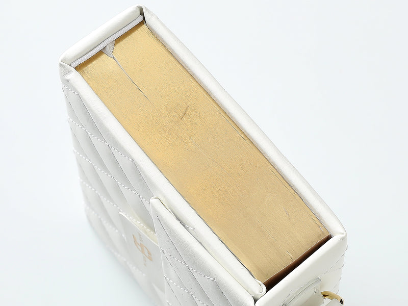 Cargue la imagen en el visor de la galería, Biblia cartera RV1960 con broche magnético, imitación piel blanca
