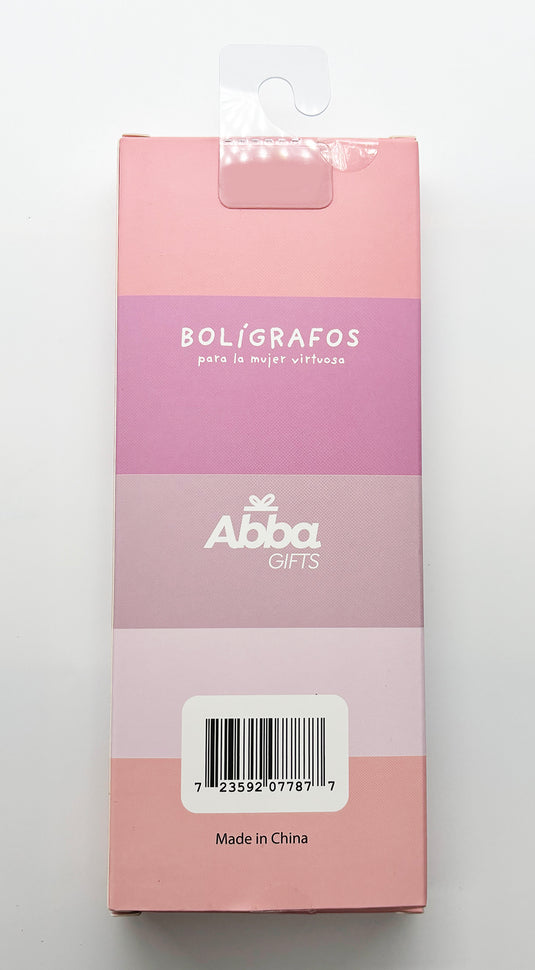 Paquete de 5 lapiceros con versículos Mujer virtuosa