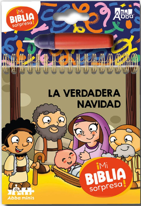 La Verdadera Navidad- Pinta con Agua (Mi Biblia Sorpresa)